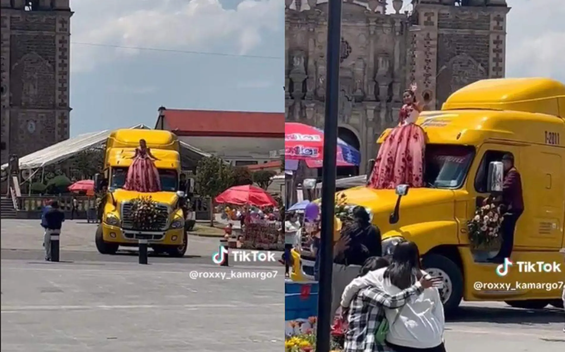 quinceanera arriba de trailer